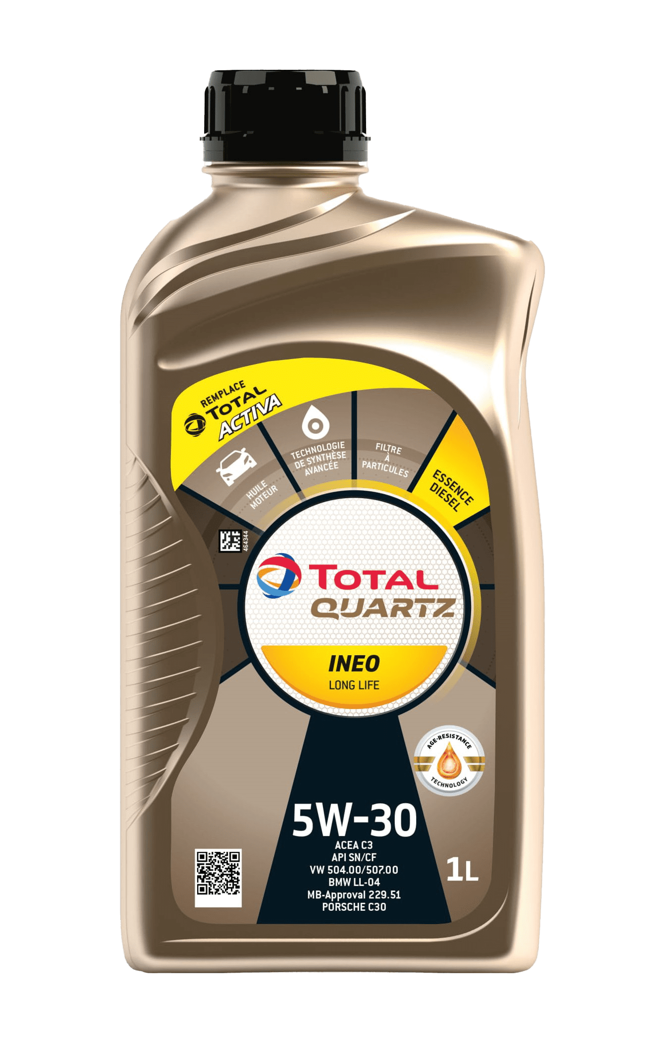 Моторное масло Total QUARTZ INEO L LIFE 5W30, 1л